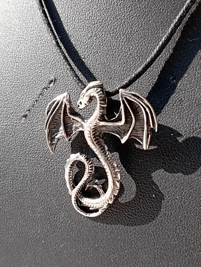 Pendentif Dragon de Lure en Argent