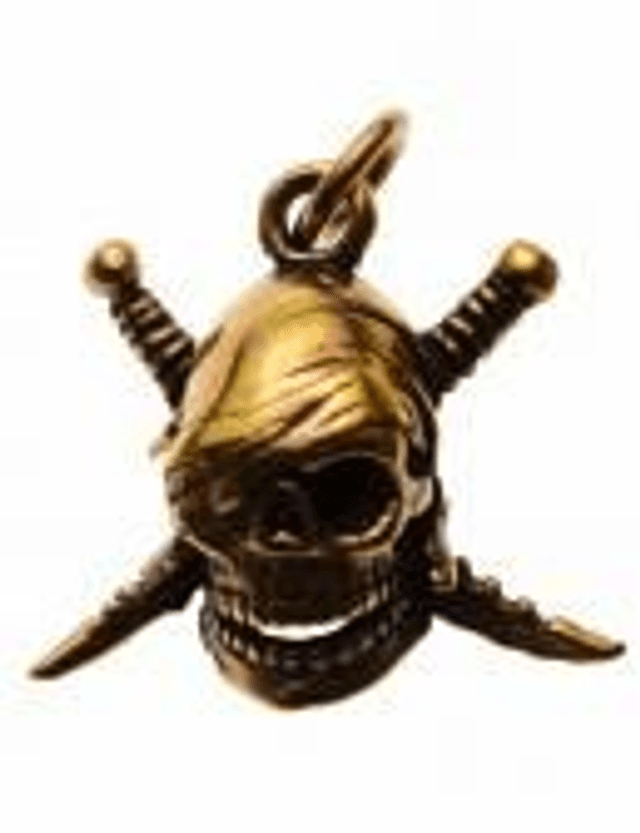 Pendentif pirate bronze